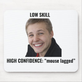 Rolig datormus för spelare Efterslänande meme Musm Musmatta