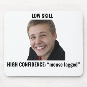 Rolig datormus för spelare Efterslänande meme Musm Musmatta