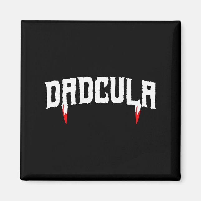 Rolig Daula Halloween Pappa Mäns Kostym Vamre Hörn Magnet (Framsidan)