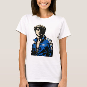 Rolig David Michelangelo-staty i träningsdräkt T Shirt