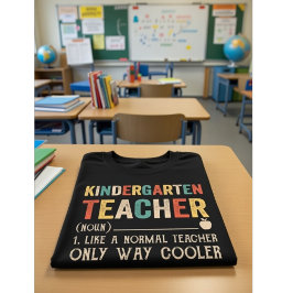 Rolig definition av förskollärare t shirt