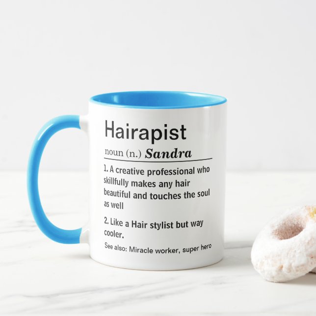 Rolig definition av hairapist  mugg (Med munk)