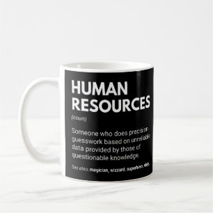 Rolig definition av HR-chef för Human Resources Kaffemugg