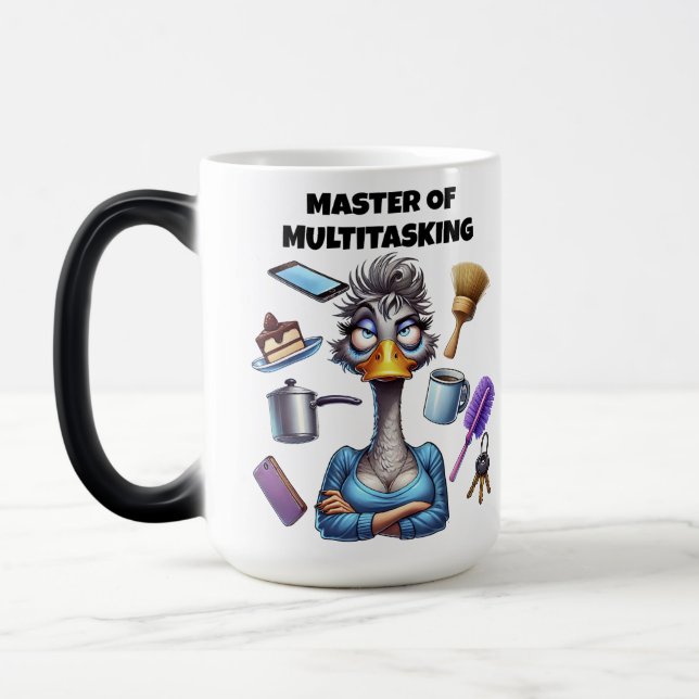 Rolig definition av mamma på mors dag magisk mugg (Vänster)