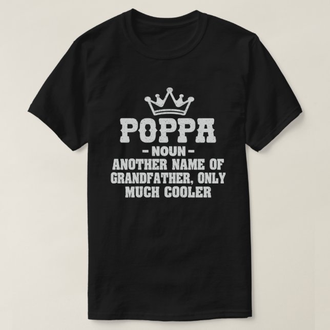 Rolig definition av pappa Present för coola farfar T Shirt (Design framsida)