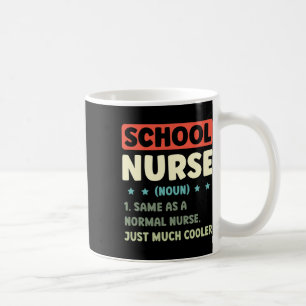 Rolig definition av skolsköterska Byck till skolan Kaffemugg