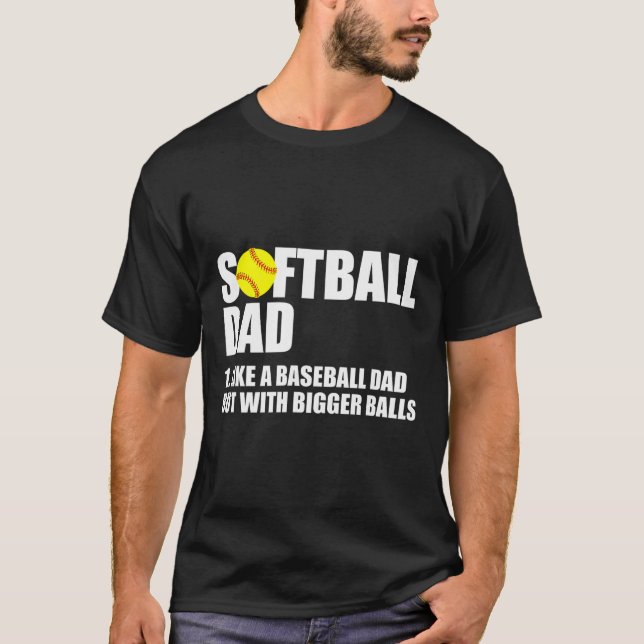 Rolig definition av Softll Pappa  T Shirt (Framsida)