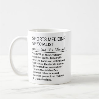 Rolig definition av specialist i idrottsmedicin kaffemugg