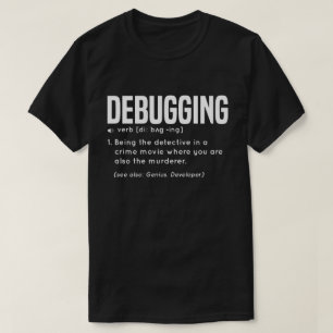Rolig definition för feltestning t shirt