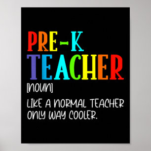 Rolig definition för förskolelärare tillbaka till poster