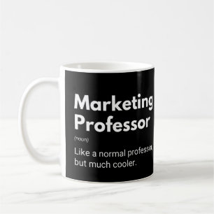 Rolig definition för marknadsföringsprofessor kaffemugg