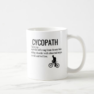 Rolig definition för ordbok för Cycopath Kaffemugg