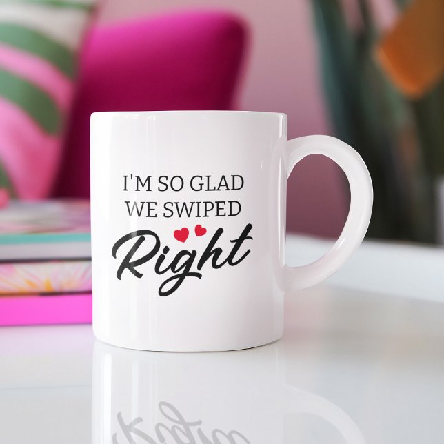 Rolig Dejting Svepte Höger Kaffemugg (Skapare uppladdad)