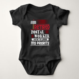 Rolig Delivererpension för pensionerad post- T Shirt