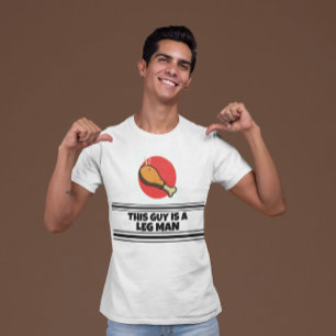 Rolig ”Den Här Killen Är En Ben-Fan” Thanksgiving- T Shirt