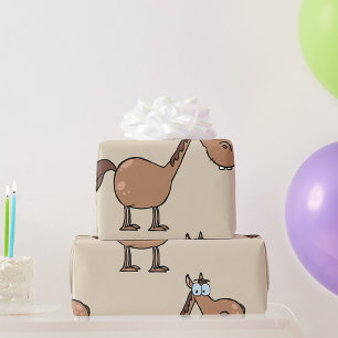 Rolig Derpy Häst Dum Brun Hingst Presentpapper