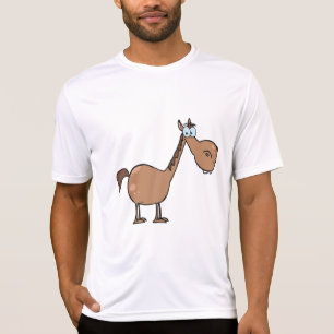 Rolig Derpy Häst Dum Brun Hingst T Shirt