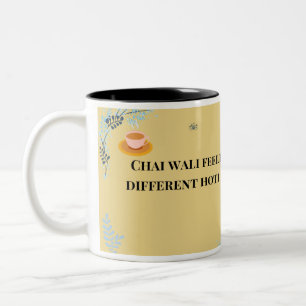 Rolig Desi Chai-mugg, Pakistansk Indisk Teälskare Två-Tonad Mugg