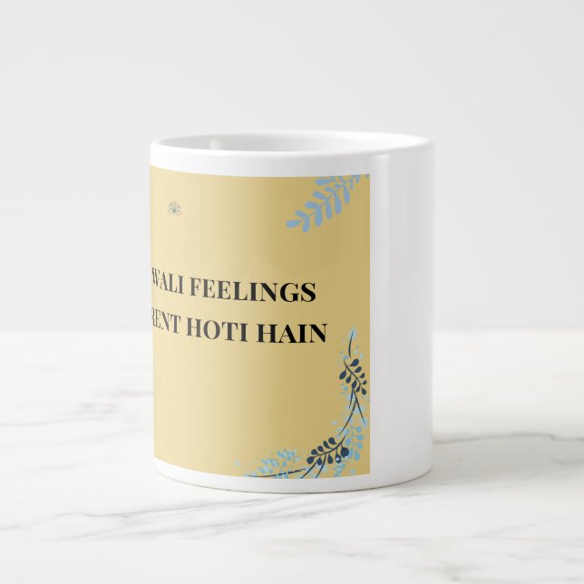 Rolig Desi Chai specialmugg  Jumbo Mugg (Framsidan)