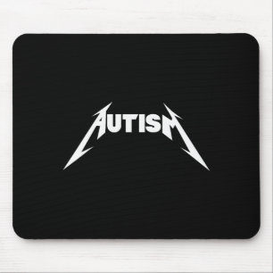 Rolig Design Autism Skelett Meme Metal Rock För M Musmatta