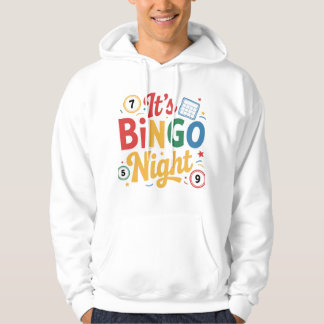 Rolig design för bingofanatiker – present till bin hoodie