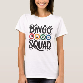 Rolig design för bingofanatiker – present till bin t shirt