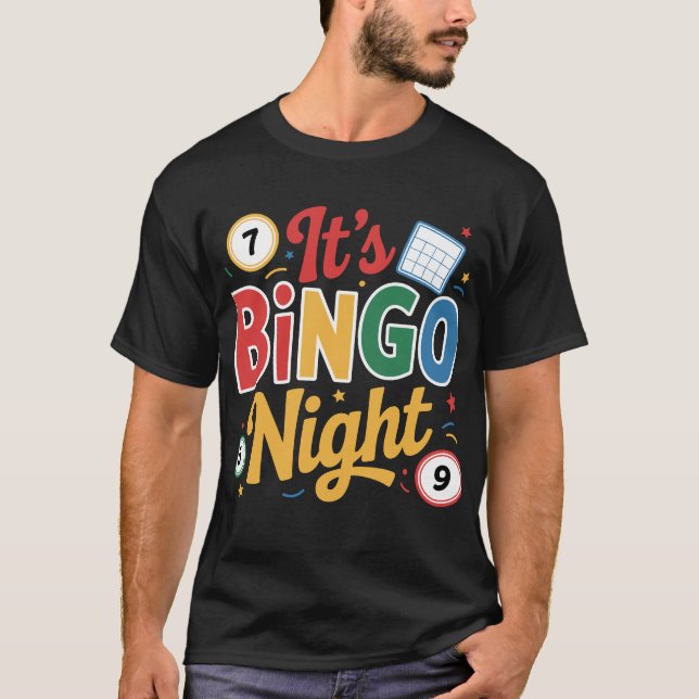 Rolig design för bingofanatiker – present till bin t shirt (Framsida)