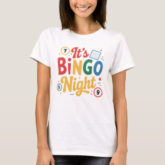 Rolig design för bingofanatiker – present till bin t shirt