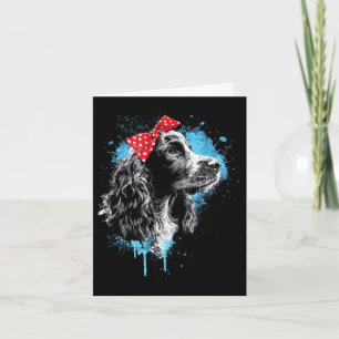 Rolig design för cocker spaniel för hundälskare kort