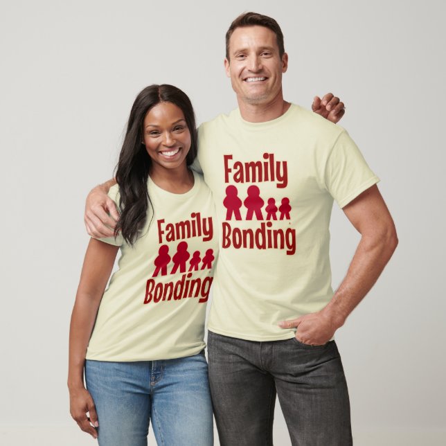 Rolig design för familjebandsspel t shirt (Unisex)
