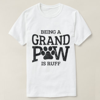 Rolig design för farfar som älskar hund t shirt