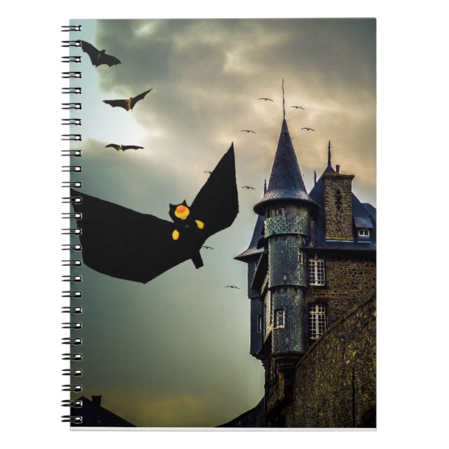 Rolig design för Halloween Anteckningsbok (Framsidan)
