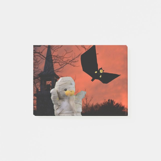 Rolig design för Halloween Post-it Block (Framsida)
