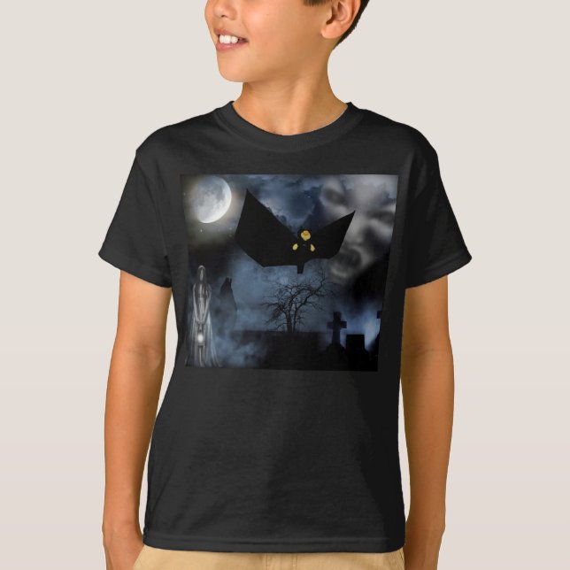 Rolig design för Halloween T-Shirt (Framsida)