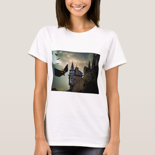 Rolig design för Halloween T Shirt (Framsida)