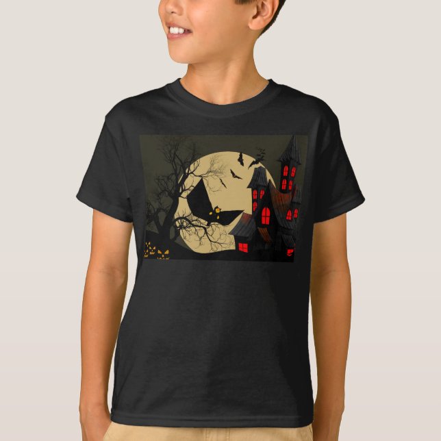 Rolig design för Halloween T-Shirt (Framsida)