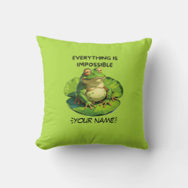 Rolig design för humorälskare och överanalysatorer kudde