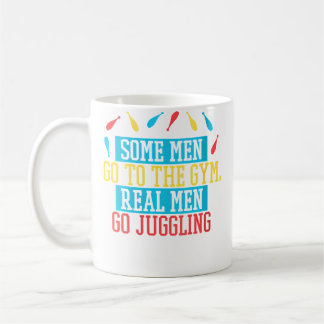 Rolig design för jonglering för män för kvinnor kaffemugg
