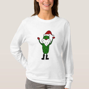 Rolig design för knipajultomtenjul tee shirt