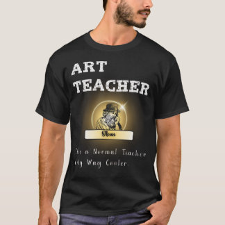 Rolig design för konstlärare - uppskattning och ko t shirt