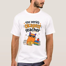 Rolig design för läraruppskattning t shirt