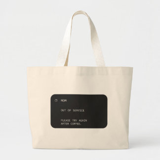 Rolig design för mammor utan kaffe jumbo tygkasse