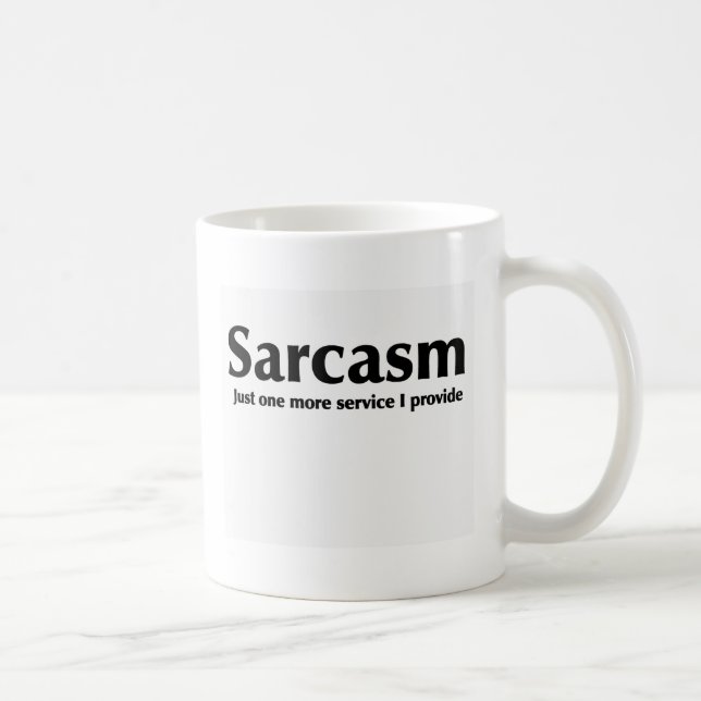 Rolig design för Sarcasm Kaffemugg (Höger)