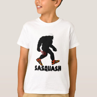 Rolig design för Sasquatch squashsport T-shirt