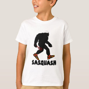 Rolig design för Sasquatch squashsport Tee