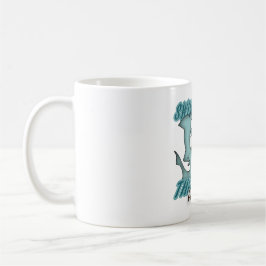 Rolig design för Scubadykkompis med hajen och Kaffemugg