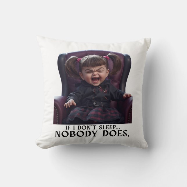 Rolig design med babybusunge kudde (Framsida)