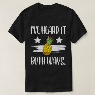 Rolig design med citat om ananas t shirt