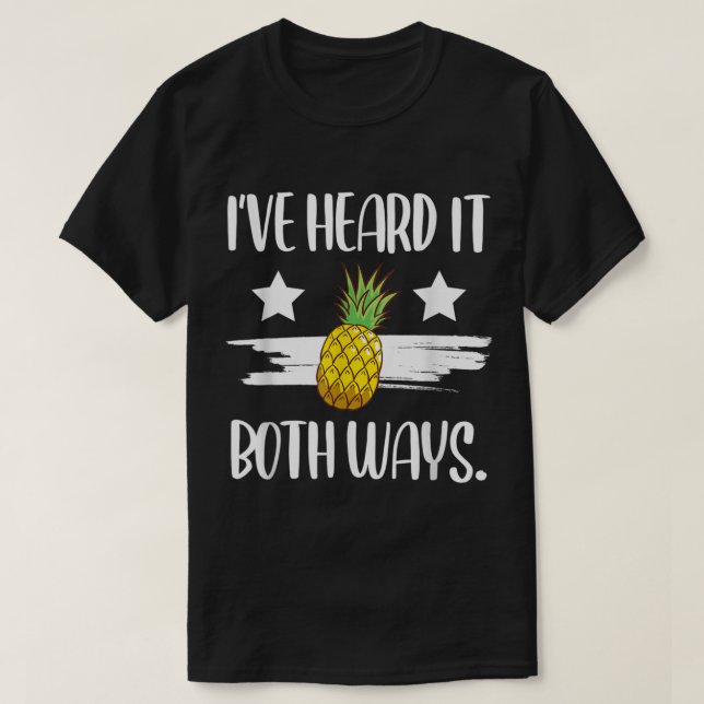 Rolig design med citat om ananas t shirt (Design framsida)