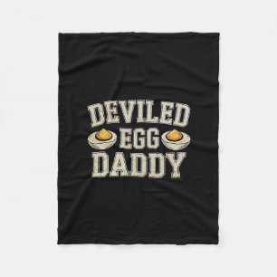 Rolig Devilerad Ägg Pappa Thanksgiving Middag Humo Fleecefilt
